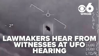 Lawmakers witnesses seek to cut through the secrecy on UFOs at House hearing [upl. by Hagar778]