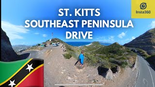 🇰🇳 St Kitts Must Do Beautiful Island Drive The SE Peninsula Scenic Drive [upl. by Linis]