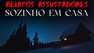 9 Relatos SOZINHO EM CASA Assustadores  Histórias de Terror Ep 135 [upl. by Augusta638]