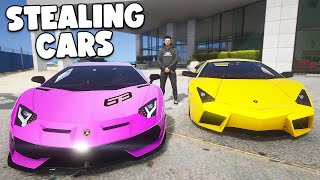 Robbing Lamborghini Dealership in GTA RP [upl. by Recha]