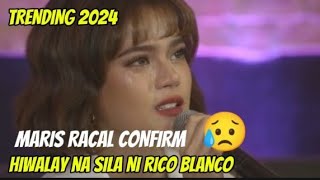 Maris Racal amp Rico Blanco Confirm na hiwalay na sila ni RICO BLANCO watch untill the end [upl. by Donetta]