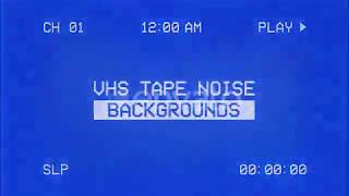 VHS Tape Noise Background Pack [upl. by Mukerji343]