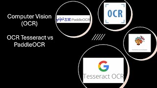 Computer Vision OCR Tesseract vs PaddleOCR datascience machinelearning [upl. by Odnomar17]