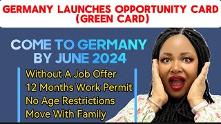 12 MONTHS WORK PERMITCOME TO GERMANY AND LOOK FOR JOBSgermany work visa [upl. by Steele]