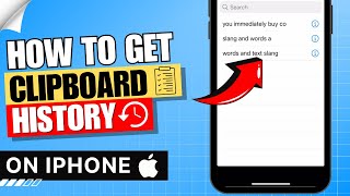 How to Get Clipboard History on iPhone ✅  Find Copy Paste History on iPhone [upl. by Lleret]