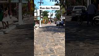 Rua das Pedras  Búzios RJ  mais visitado pelos turistas  praia do canto está aqui também [upl. by Kcirdes]