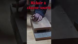 Nichoir pour chauvesouris serre jardine quefairedansmonjardin [upl. by Ainitsirc]