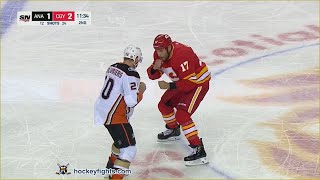 Nicolas Deslauriers vs Milan Lucic Oct 18 2021 [upl. by Acirfa]