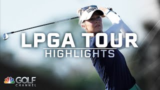 LPGA Tour highlights 2024 LPGA Drive On Championship Round 1  Golf Channel [upl. by Nosyrb]