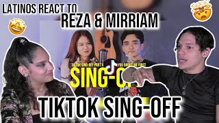 Latinos react to Reza Darmawangsa amp Mirrian Eka for the FIRST TIME Tiktok SINGOFF part II 🤩👏 [upl. by Rubinstein663]