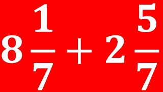 How to add mixed fractions with like denominators  adding mixed fractions with like denominators [upl. by Eanej]