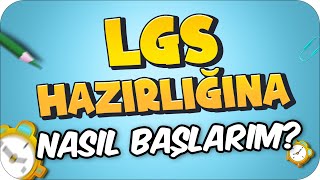 LGS Senesi Başlamadan İzle❗ 2025 LGS Hazırlığına Nasıl Başlarım❓ [upl. by Ennovyhs]