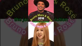 Bruno Mars amp Rosé the journey of evolution • APT rose song kpop lyrics blackpink brunomars [upl. by Nodmac]