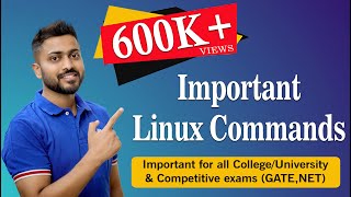 L16 Imp Linux CommandsOperating System  Must Watch for CollegeUniversity amp Competitive exams [upl. by Enohsal]