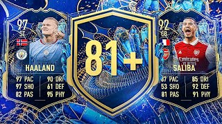 81x11 PREMIER LEAGUE UPGRADE PACKS amp 400k PREMIUM TOTS PACKS FIFA23 ULTIMATE TEAM [upl. by Aeht398]