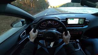 2024 Kia Ceed SW Sport 160 HP Limited Edition  POV Test Drive [upl. by Ronal]