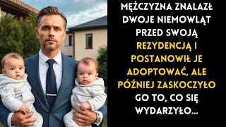 MĘŻCZYZNA znalazł DWOJE porzuconych NIEMOWLĄT przed drzwiami swojej REZYDENCJI ale ODKRYŁ [upl. by Freiman]