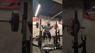 Raw training Ep 13 Squat 476lbs x 7 [upl. by Henrietta]