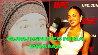 MMA GURU And Nina Drama Go To WAR Potential 107 For GURU Nina Drama Has Furious Response [upl. by Llahsram425]