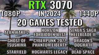 RTX 3070 in 2024  20 Games Tested  1440p 1080p [upl. by Anidene]