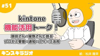 51kintone機能活用トーク！原田さん・星野さんと語るプロセス管理・通知・スペース活用 [upl. by Ahsi851]