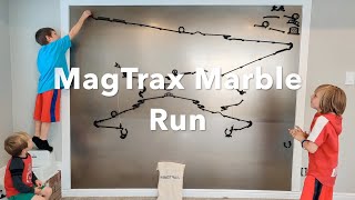 How to Make a Giant Magnetic Marble Run With Magtrax [upl. by Morna]