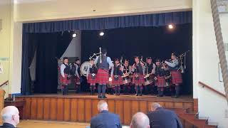 Hollymount Grade 4B County Down Indoor Pipe Band Championships 2024 [upl. by Etnoled558]