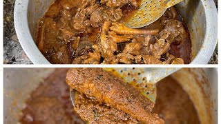 DESI CHICKEN PARTY  CHICKEN CURRY IN VILLAGE STYLE  CHICKEN RECIPE  SUNDAY COOKING [upl. by Oiled]