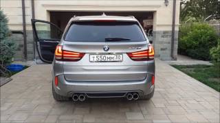 BMW F85 X5M x Fi Exhaust  Super Loud Deep Sound [upl. by Noyek465]