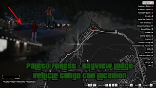 GTA V Tutorial Paleto Forest  Bayview Lodge Vehicle Cargo Car Location [upl. by Ynnol]