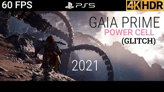 Horizon Zero Dawn PS5 EARLY Gaia Prime Power Cell No Ladder Glitch Still Works In 2021  4K HDR [upl. by Sheng]