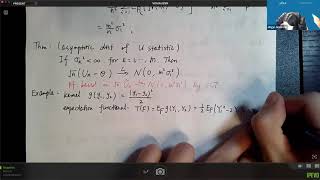 STATS 203  Large Sample Theory  Lecture 18 Asymptotic Distribution of U Statistic Bootstrap [upl. by Arek]