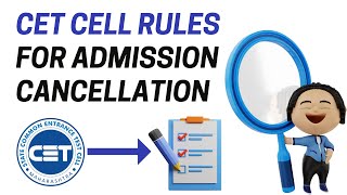 CET CELL Rules for Admission Cancellation  MBAMMS CAP Rounds 2024  MBA CET 2022  MBA Karlo [upl. by Abey618]