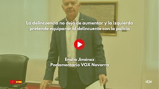 La delincuencia no deja de aumentar y la izquierda pretende equiparar al delincuente con la policía [upl. by Veron]