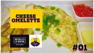 Cheese Omelette  Mezbaan Cuisine  Abdul Qadeer [upl. by Nahej42]