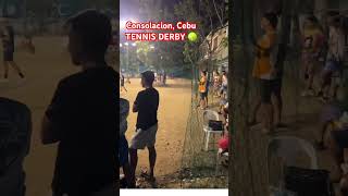 Consolacion Cebu  TENNIS DERBY tennispro derby tennis cebu lawntennis ballislife [upl. by Aihtnys]