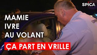 Ivre au volant elle va rendre fous les gendarmes [upl. by Barnebas]