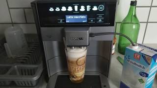 Siemens EQ 6 Plus S100 test  Latte Macchiato Honig Zimt  Siemens EQ 6 Plus Test [upl. by Sion]