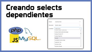 Selects dependientes de 3 niveles  PHP  MySQL  JS [upl. by Aivatnohs]