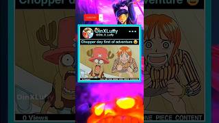 🔥 Chopper first day of adventure 😂 onepiece chopper luffy shorts [upl. by Nileak]