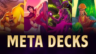 Lorcana Top 5 Meta Decks – Disney Lorcana Best Decklists [upl. by Malachi]