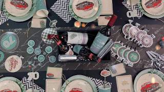 70th birthday party ideas for dad men go black 1950 CLASSIC CAR THEME🚗 [upl. by Eecyak810]