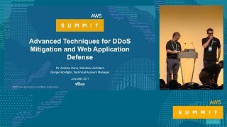 AWS Summit Series 2017 London  Advanced Techniques for DDoS Mitigation [upl. by Bravin]