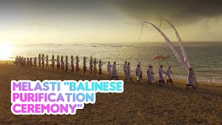 MELASTI  BALINESE PURIFICATION CEREMONY BaliGoLiveCulture [upl. by Nosmoht]