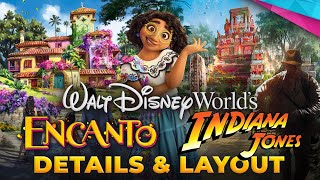 New Details for ENCANTO amp INDIANA JONES at Disney World  Disney News [upl. by Yetta32]