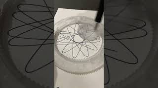 Geometric pattern spirographasmr spirograph geometricdesigns asmr viralshortvideo [upl. by Anat]