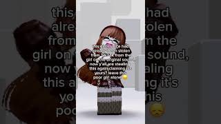 Stop this trend stealing is not ok❤️‍🩹roblox stopthistrend cap dontsteal voice shorts fyp [upl. by Alegna]