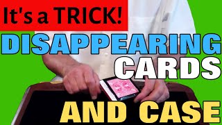 Disappearing Cards and Case Magic Trick  MagicTrickscom [upl. by Kawai]