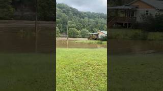 Tuckasegee river flooding 92724 [upl. by Annairam]