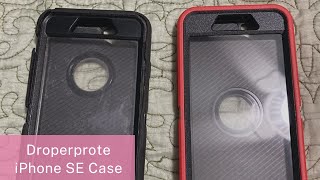 Droperprote iPhone SE Case  Builtin Screen Full Body Protector Phone Case Shockproof [upl. by Lainad749]